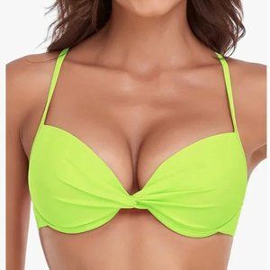 Brand New Neon Lime Green Bikini Swim Suit - Size Small